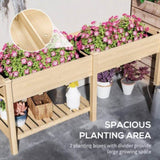 Wooden PlanterFlower shelf,Wood Planter Box 09512668