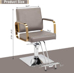 ZUN Salon Chair Styling Barber Chair, Beauty Salon Spa Equipment with Heavy Duty Hydraulic Pump, 50053776