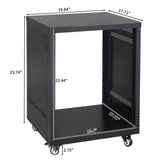19" 12U Component Rack Cabinet DJ Cabinet for o Video Musical & IT 99968157