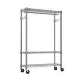 Heavy Duty Garment Rack on Wheels, Rolling Freestanding Closet Organizer and Clothes Rack for T3651P367664