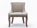 Furniture,Ultra Side Dining ChairThickened fabric chairs with neutrally toned solid wood legs 17095092