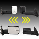 Pair Power Heated Towing Mirrors Pair for 02-08 Dodge RAM 1500 03-09 2500 3500 48630862