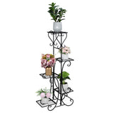 ZUN Indoor Outdoor 5-Tier Shelves Patio Plant Holder Outdoor Displaying Plants Flowers 51317415