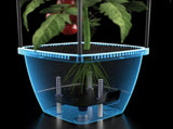 Harvest Bloom Garden Planter with Self-Watering System and Adjustable Trellis for Your Outdoor 62903562