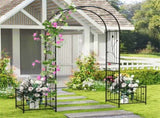 Multifunctional Outdoor Trellis - Climbing Vines SupportFlower/Vegetable Planters, 80"x20"x86" 27749478