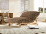 Accent Armless Lazy Sofa, Casual Single Sofa, Corduroy Fabric, For Living Room And Bedroom , With W876P304541
