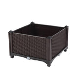 4Pcs Free Splicing Injection Planting Box Brown 24440434