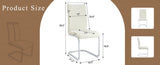 Luxury - style Dining Chairs. Comfort & Stability in One.The combination of white grainy-like W1151P324773