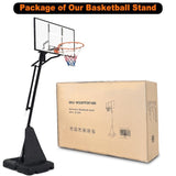 Portable Basketball Hoop for Youth Adults & Professional Match,Adjustable Height 8.04 ft to 10.01 W3297P297486