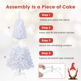 5 Feet White Christmas Tree 42996770