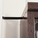 Corner Glass Cabinet Lighted Curio Cabinet Corner Display Case for Living Room, Curio Cabinet, W2275P194428