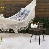 Cast Aluminum Outdoor Side Table, Anti-Rust Outdoor Round End Table, Patio Coffee Bistro Table for 65174540