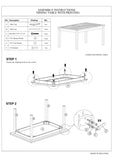 ZUN Contemporary Antique Cherry 1pc Dining Table Only Solid wood Rectangle Table Melamine Top Dining B011P194284