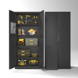70 inches, modern kitchen storage cabinet, metal storage locker, which can be used in six layers. 92444517