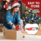 6.9 FT Lighted Christmas Inflatable Decoration, Inflatable Five Christmas Balls, Funny Blow Up Yard 92958187