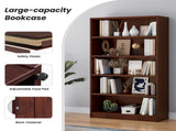 Bookshelf for Bedroom 5 Shelf Office Bookcase 60 Inches Tall Modern Wood Bookshelf for Living Room 5 T3623P501314