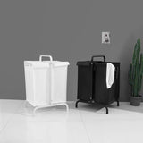 2-Tier Laundry Hamper 110L Large Oxford Basket Sorter with, Lid and Sorting Cards for 19823949