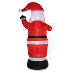 ZUN 8ft with 4 String Lights Inflatable Garden Santa Claus Decoration 17564043