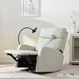 Rocking Chair,360&deg Swivel Nursery Rocking Chair,Glider Chair,Modern Small Rocking Swivel W1028P185203