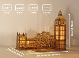 3D Wooden Puzzle Big Ben Model Kits Desktop Clock DIY Building Blocks Creative Gift Home Decor for 49045501
