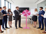 18 Inch Height Adjustable Prize with Smooth Spin, 2-in-1 Tabletop & Floor Standing Spinning 63482985