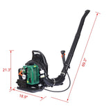 ZUN 2-STROKE BACKPACK LEAF BLOWER,GAS 63.3cc,3.6HP 750CFM W46551395