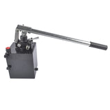 Double Acting Hydraulic Hand Pump, 3600 PSI & 1.5 CID, Hand Operated Hydraulic Pump with 5 Quart 45183422