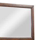Landscape Mirror, No Assembly Required, Rustic Buckeye Finish B108P163824