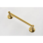 ZUN 6 Piece Brass Bathroom Towel Rack Set Wall Mount W2287P169768