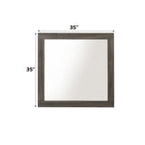Avantika Rustic Gray Oak Finish Mirror B2726P261879