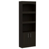 ZUN Durango Bookcase, Three Shelves, Double Door Cabinet B128P148909