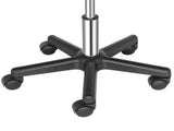 Round Stool Plastic Arch Feet Rotation Bar Stool Black 01948759