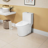1.1/1.6 GPF Elongated Comfort Height Super Quite Flushing Floor Mounted One-Piece Toilet, CUPC B2724P246931