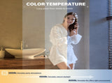 Bathroom Vanity Mirror with Light for Wall Smart LED 3224 Frame Makeup Mirror for Over Sink T3177P296178