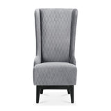 23.03" Wide High-Back Velvet Accent Chair, Comfy High Wingback Chair, Living Room Chair with Soft W68041792