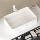 VEDO 30" Artificial Marble Counter Top, no Sink no Cabinet, Carrara White W2615P251865