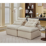 Modular Sofa,No Armrests,At will DIY,Soft Corduroy Fabric,Neck W2108P236840