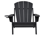 Folding Outdoor Adirondack Chair,HDPE All-weather Folding Fire Pit Chair, Ergonomic Design Patio W1889P408760