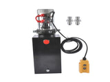 DC12V Single Acting Hydraulic Pump w/ 10L / 10Quart / 2.5 Gal Tank 10QSAMHP 27692666