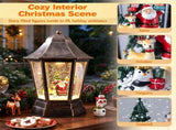 5.4 FT Christmas Street Lamp with Snowfall, Music & Warm Light, Detachable Lantern Head, Waterproof 35036998