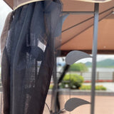 ZUN 13x10 Outdoor Patio Gazebo Canopy Tent With Ventilated Double Roof And Mosquito net W41942173