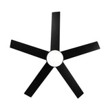 52 inch indoor 5 plywood black ceiling fan with light W1367P146434