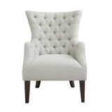 Hannah Button Tufted Wing Chair B03548233