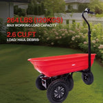 ZUN wheelbarrow electric Hassle-free assemble: this utility cart's durable steel frame is easy to 91340980