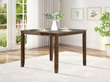 Wooden Dining Square Table, Kitchen Table for Small Space, 4 Person Counter Height Table, W1998126372