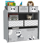 ZUN Grey toy organizer with storage box 57415544