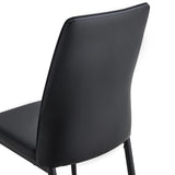 ZUN Modern Dining Chairs Set of 6, Side Dining Room/Kitchen Chairs, Faux Leather Upholstered Seat and WF312263AAB