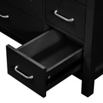 ZUN 36" Black Bathroom Vanity with Ceramic Sink Combo, Abundant Storage Cabinet -2 Soft close doors and N729P183735B