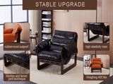 Medieval modern lounge chair,removable armrests, vintage oil wax leather sofa chair, vintage W2989P328542