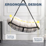 Hammock Chair Swing with Cushion - Outdoor Indoor Hanging Hammock Chair for Patio, Porch, Bedroom, W2500P232151